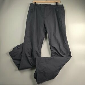 Burton Society Snowboard Ski Pants Womens L Black Thermolite Insulated Gorpcore